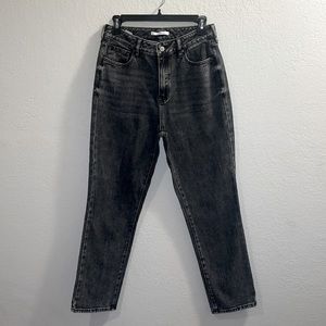 PacSun - Black Acid Wash Mom Jean Size 28